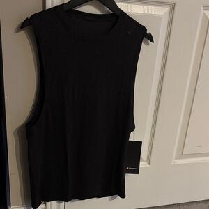 lululemon athletica Black Ribbed Muscle Tank